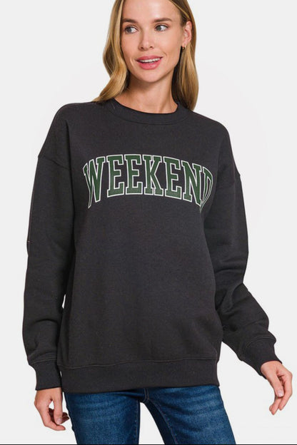 WEEKEND Dropped Shoulder Sweatshirt