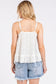 Textured V-Neck Cami