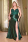 Celebrate your curves in this stunning fitted stretch satin gown, designed to embrace and enhance your natural beauty. The lace applique boned bodice is a work of art, providing both support and intricate detailing that flatters your silhouette. Delicate straps add a touch of elegance, while the satin asymmetrical sash cinches at the waist, accentuating your curves with grace and style. The fitted stretch satin ensures a comfortable and confident fit, allowing you to move with ease. 