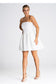 Off-White Strapless Dress