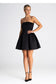 Little Black Strapless Dress