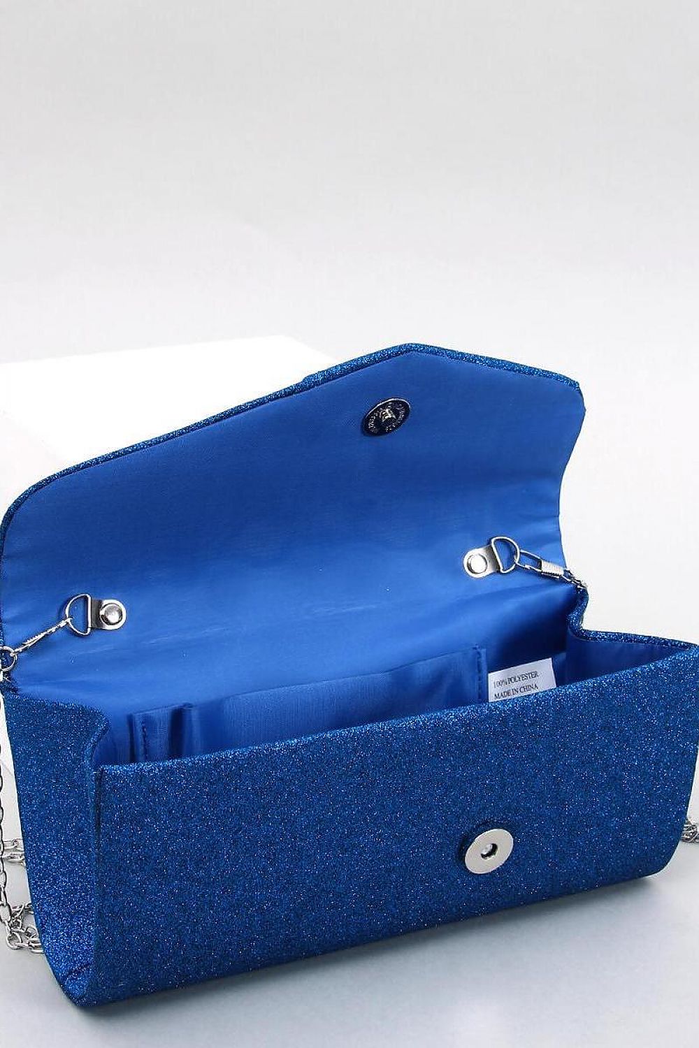 Blue Envelope Clutch Bag