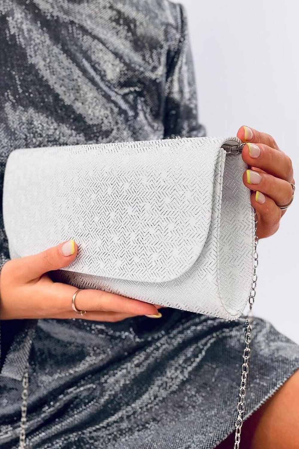 White Envelope Clutch Bag